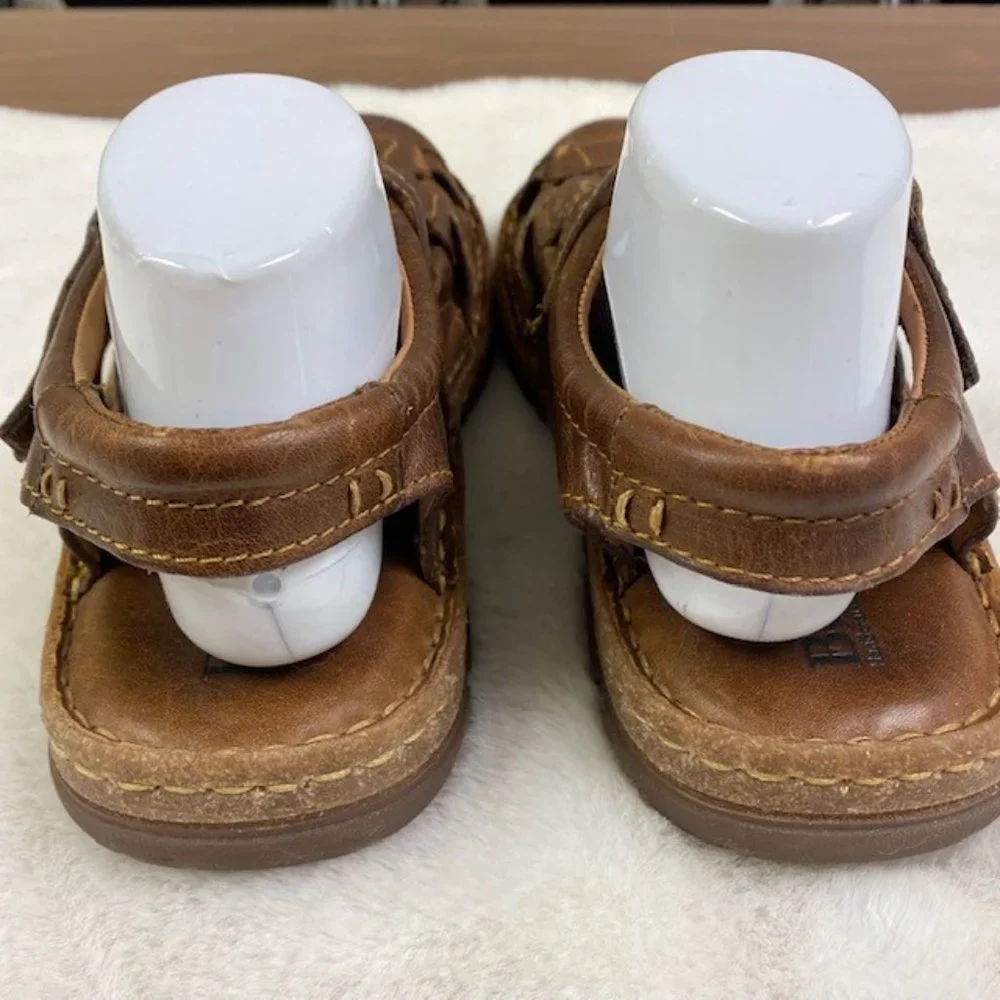 Born‎ Cabot III Leather Fisherman's Sandals, size 8